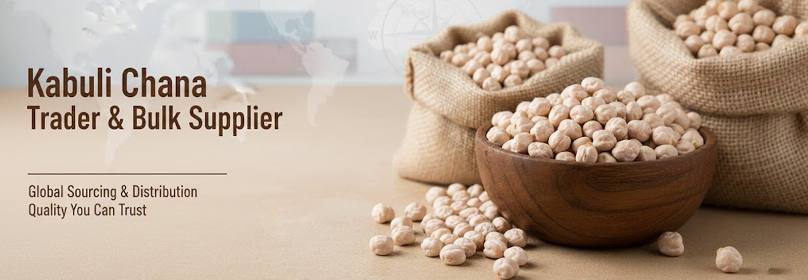 Kabuli Chana Trader and Bulk Supplier