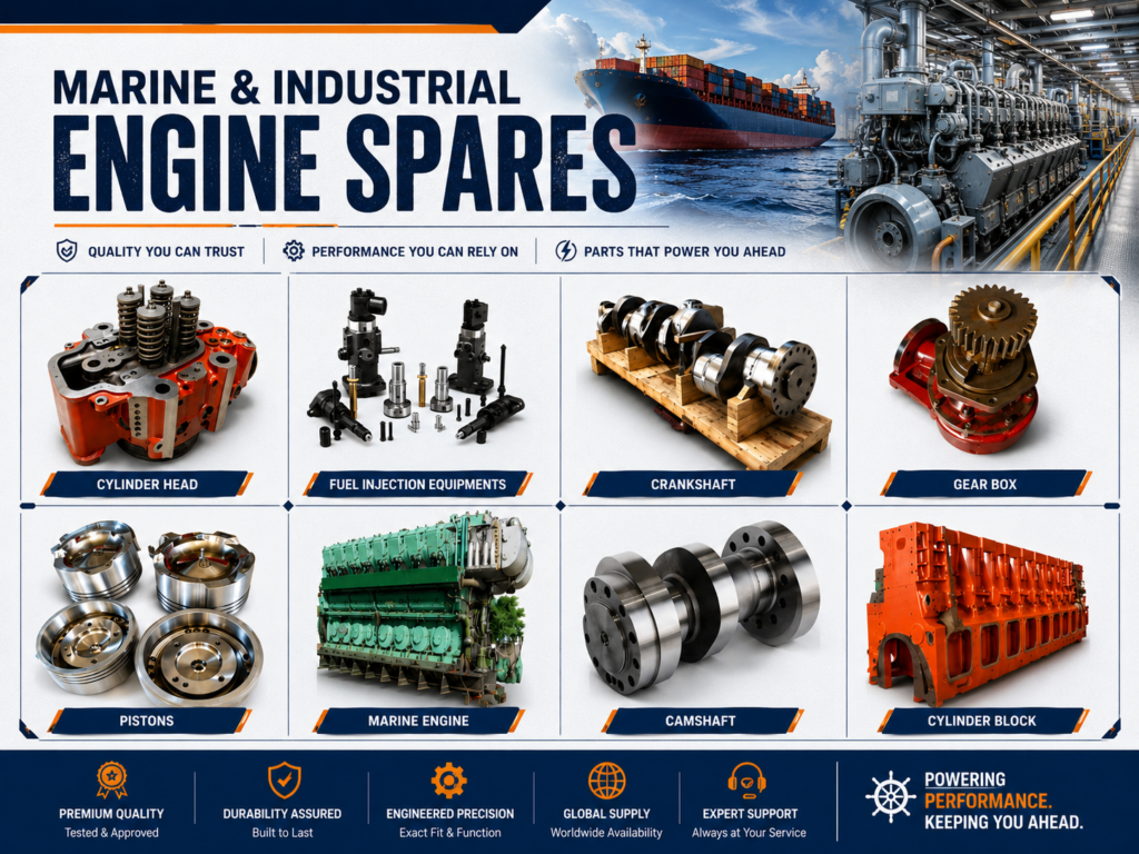 Marine engine spare parts